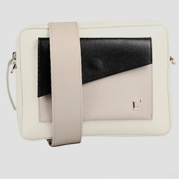 Lautre Chose Handbags - L' AUTRE CHOSE Leather Camera Bag Medium Card Pocket White Crossbody Shoulder